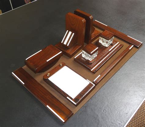 French Art Deco Desk Set At 1stdibs