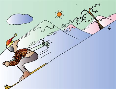 Skier By Alexei Talimonov Sports Cartoon Toonpool