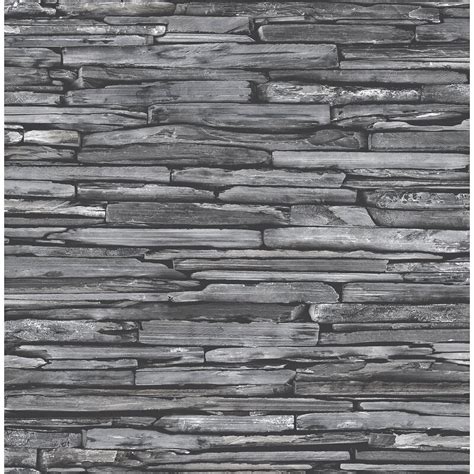 Hazelwood Home Reclaimed Stacked Slate 1005m X 52cm Wood Roll