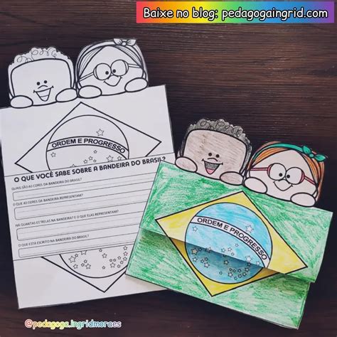 Atividade Bandeira Do Brasil Para Imprimir