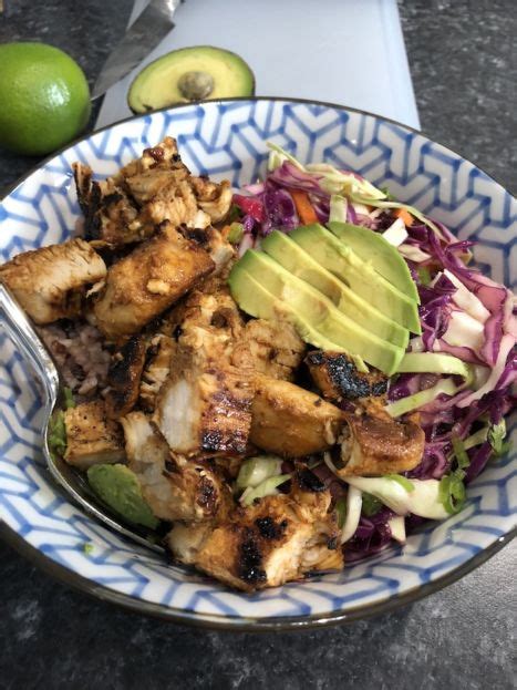 Adobo Chicken Taco Bowls A Seat At The Table