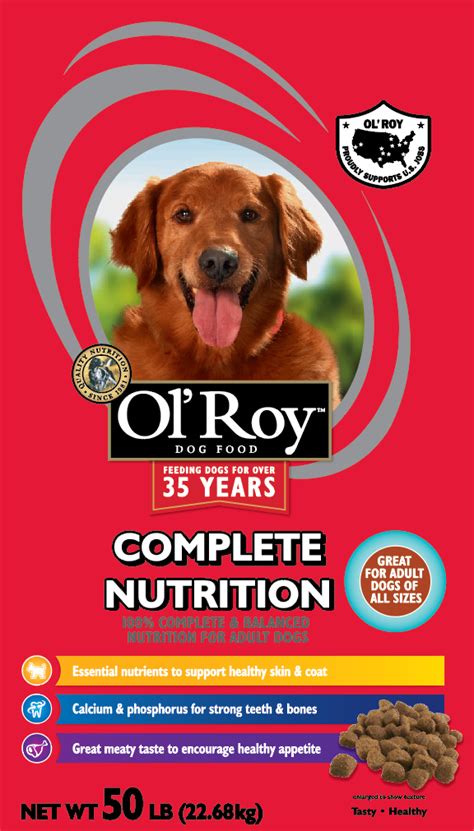 Ol' roy dog food is a low budget dog food that comes under the walmart banner. Ol' Roy Complete Nutrition Adult Dry Dog Food, 50 lb | eBay