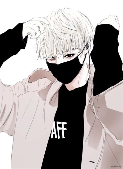 Handsome Anime Boy Mask Anime Wallpaper Hd