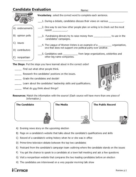 Worksheets are teachers guide, icivics answer key, teachers guide, teachers. Candidate Eval iCivics