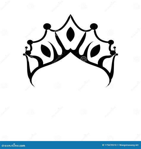 Princes Tiara Crown Or Royal Diadem Logo Ideas Inspiration Logo Design