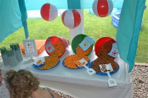 The Beach Birthday Party Ideas Photo 1 Of 70 Beach Birthday Party