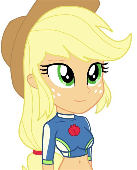 Applejack Belly Button Breasts Clothes Edit Equestria Girls Forgotten F My