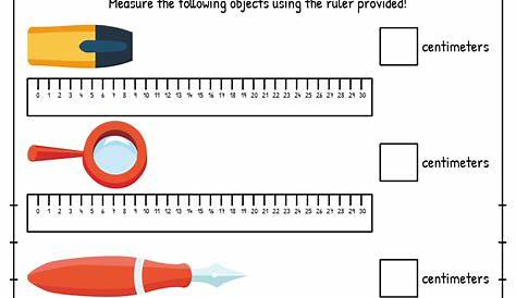 measuring worksheets 1st grade