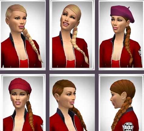 Sims 4 Hairs Birksches Sims Blog Just Side Pony Tail
