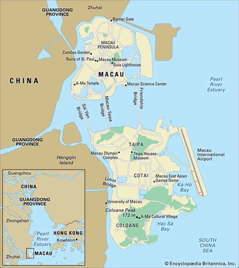 Macau History Geography And Map Britannica