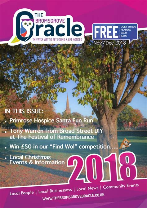 The Bromsgrove Oracle November And December 2018 By The Bromsgrove Oracle