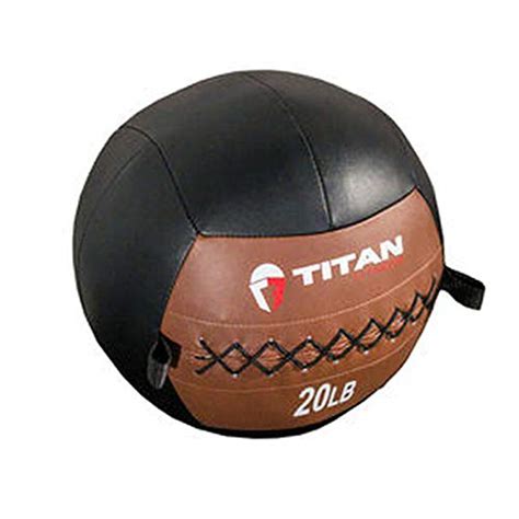 Titan 20 Lb Wall Medicine Ball Core Workout Cardio Top Product