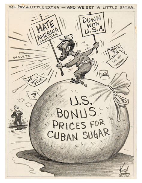 Hakes Fidel Castro Political Cartoon Original Art Trio