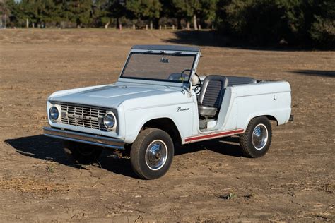 Rare 1966 Ford Bronco Roadster With Just 15k Miles Heading To Auction