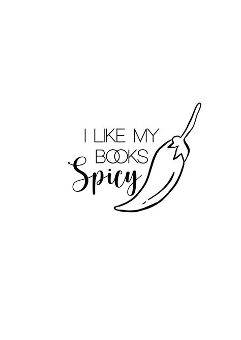 I Like My Books Spicy Digital Download Svg Png Pdf Etsy