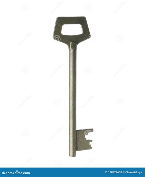 One Metal Modern Key Stock Photo Image Of Single Close 138222638