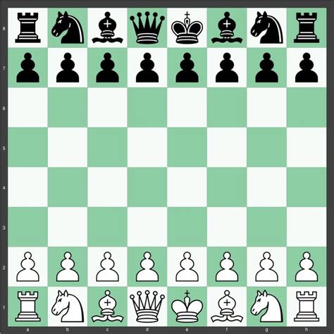 Blank Chess Board Layout