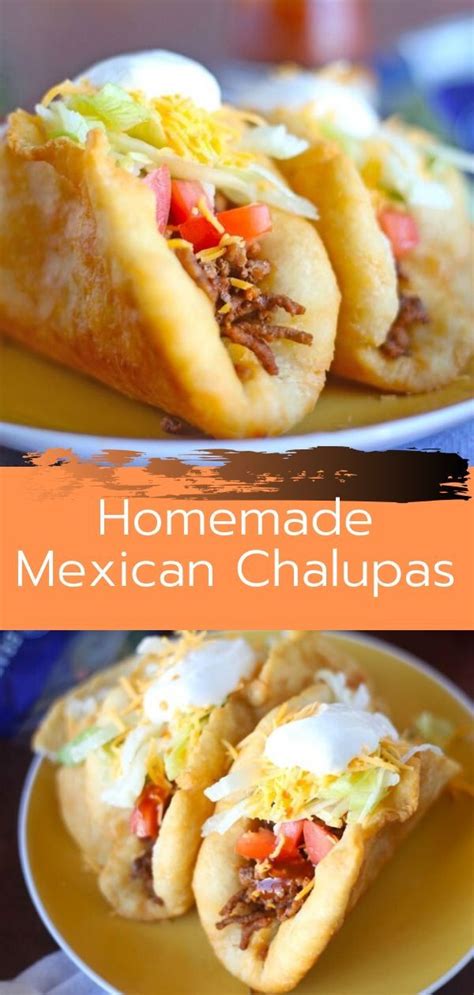 On a chalupa shell, smear a thin layer of the refried beans across the surface, then add a thin layer of the chalupa sauce. Pin by Candie Young on easy dinners in 2020 | Mexican ...