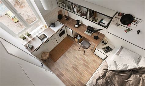 Super Tiny Studio Apartment Interior Design Ideas