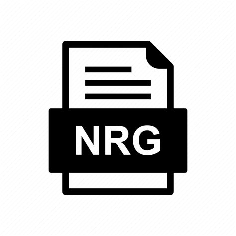 Document File Format Nrg Icon Download On Iconfinder