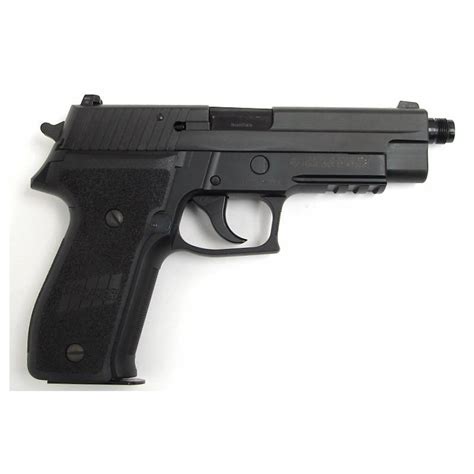 Sig Sauer P226r 9mm Para Caliber Pistol Tactical Model With Threaded