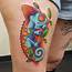 60  Colorful Chameleon Tattoo Ideas – Designs That Will Make You Smile