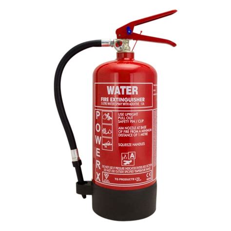 Thomas Glover Powerx Fire Extinguisher Water With Additive 3l 3l