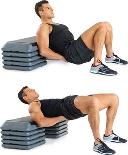 Bodyweight 8 Hip Thrust Mens Health Your Body Is Your Barbell No Gym Just Gravity Build A