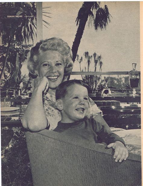 Dinah Shore And Son John David Montgomery Picture Nice Collectible