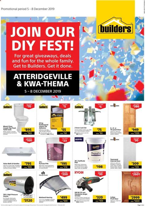 Builders Warehouse Catalogue | Latest Builders Warehouse Specials