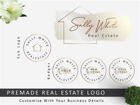 Real Estate Logo Realtor Logo Real Estate Branding Broker Logo