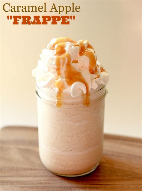 Caramel Apple Frappe With Images Food How Sweet Eats