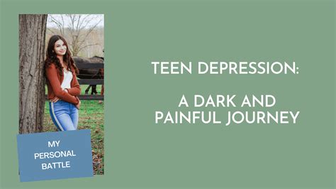 Teen Depression A Dark And Painful Journey