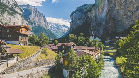 This Beautiful Swiss Village Is Surrounded By 72 Waterfalls Traveler