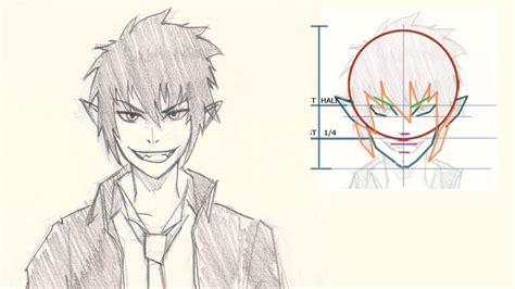How To Draw Rin From Blue Exorcist Manga Youtube