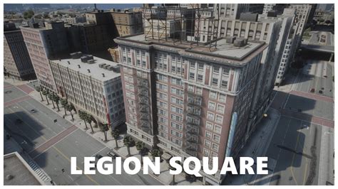 Legion Square With Staircase Mlo Fivem Custom Map Youtube