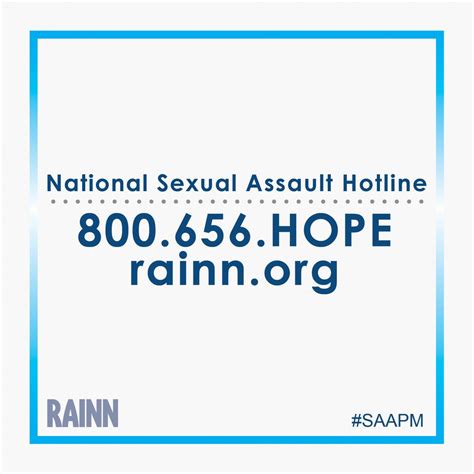 Your 2018 Guide To Sexual Assault Awareness And Prevention Month Rainn