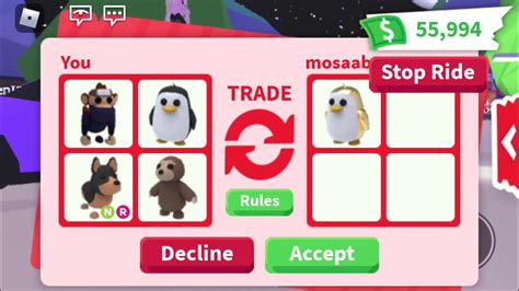 Adopt Me Trading Proofs Neon Legendary Pets Youtube