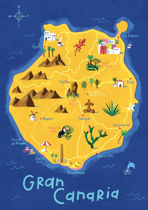 Gran Canaria Map Behance