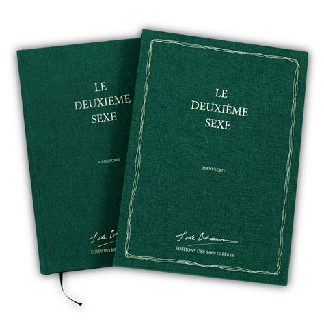 Le Deuxieme Sexe Simone De Beauvoir - Manuscrit du Deuxième sexe de Simone de Beauvoir