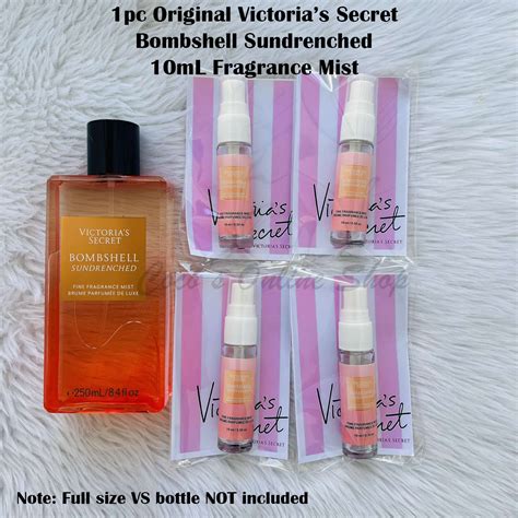 1pc 10ml Victorias Secret Bombshell Sundrenched Fragrance Mist Sampler Bombshell Sundrenched