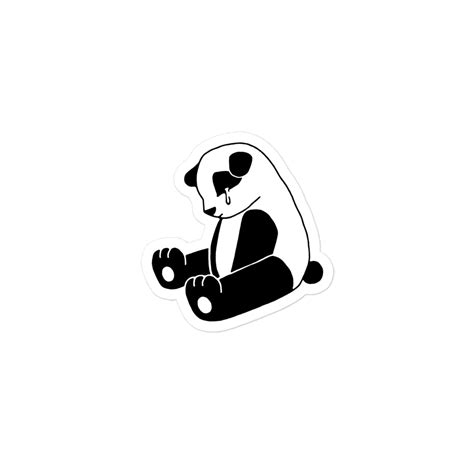 Sad Panda Sticker So Darn Cute