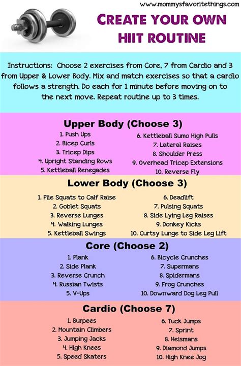 the ultimate guide to build your own workout routine for beginners infographical poster
