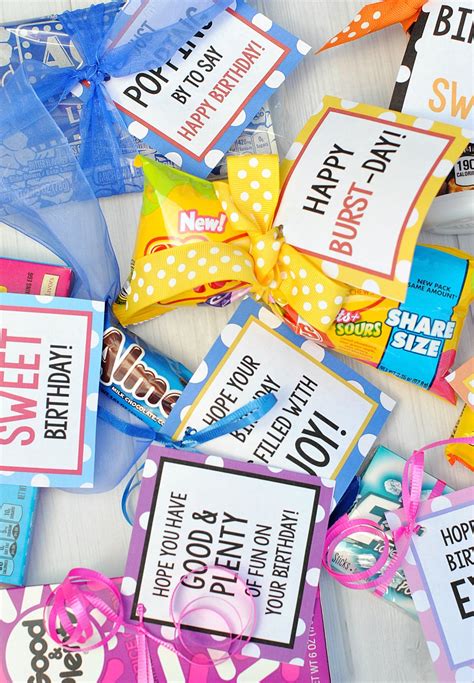 Nothing ever seems too bad, too hard, or too sad when the best of all gifts around any christmas tree: Candy Bar Sayings for Simple Birthday Gifts - Crazy Little ...