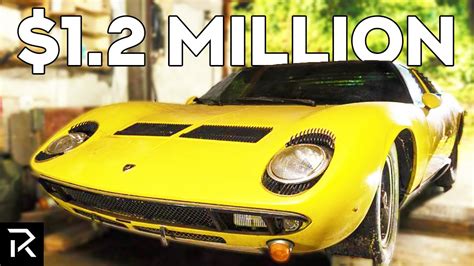 The Super Rare Lamborghini Worth 12 Million Dollars Youtube