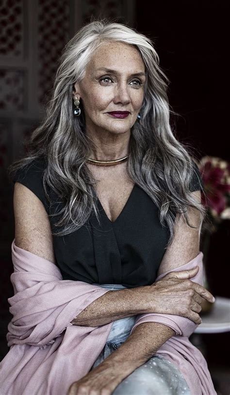 Aginggracefully Beauty Aging Natural White Hair Gorgeous Gray