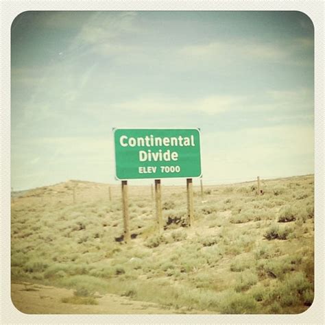 The Continental Divide Rawlins Wy