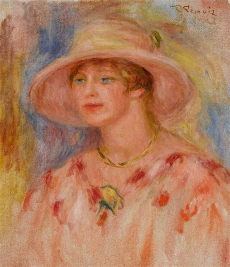 Pierre Auguste Renoir Portrait De Lydia Audibert Impressionist