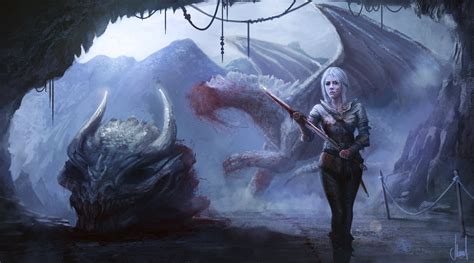 Fantasy Art Fantasy Girl The Witcher 3 Wild Hunt The Witcher