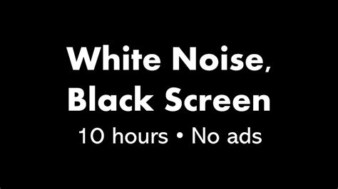 5,669 best black screen free video clip downloads from the videezy community. White Noise, Black Screen (10 hours) - YouTube